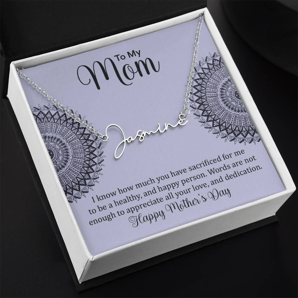 Signature Name Necklace