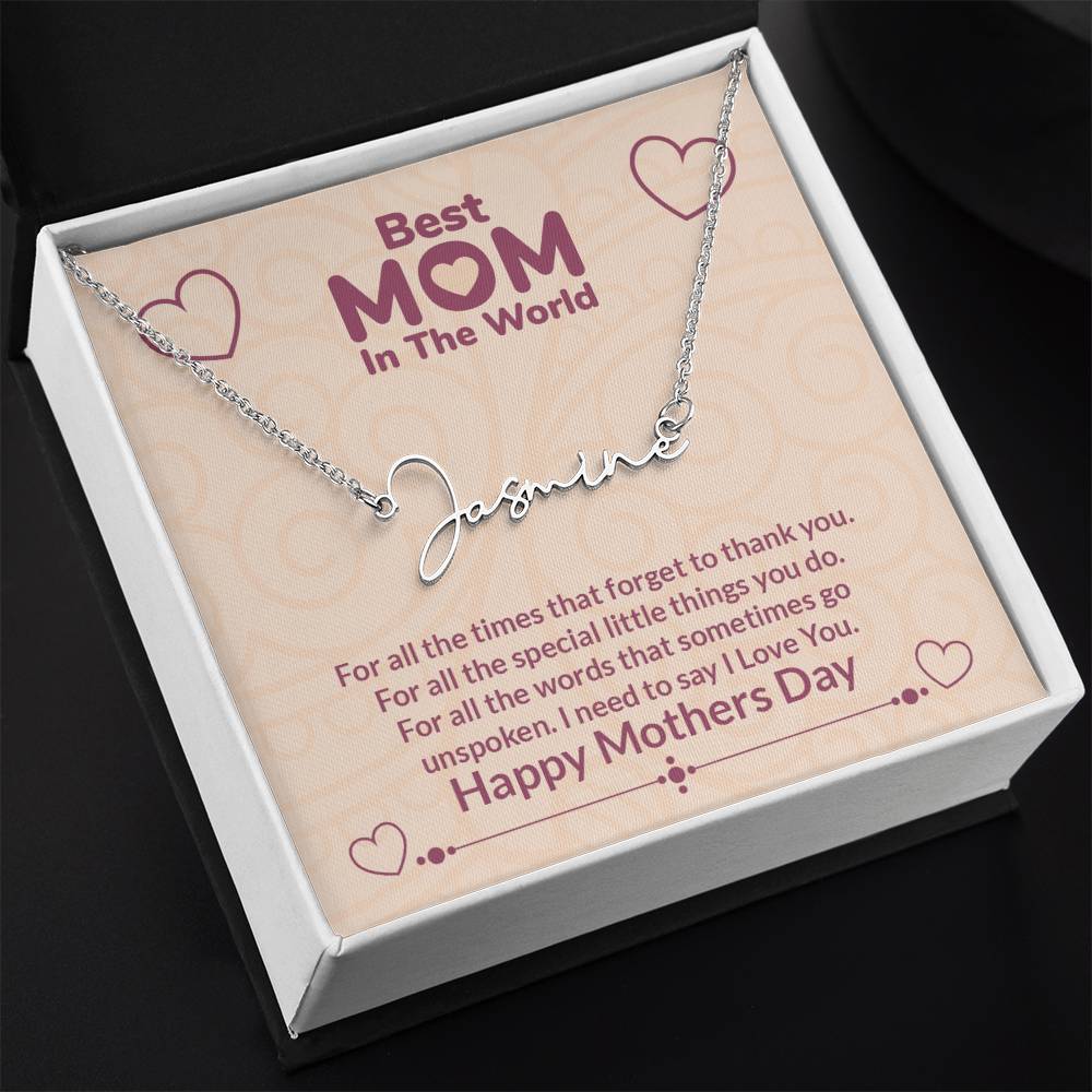 Signature Name Necklace