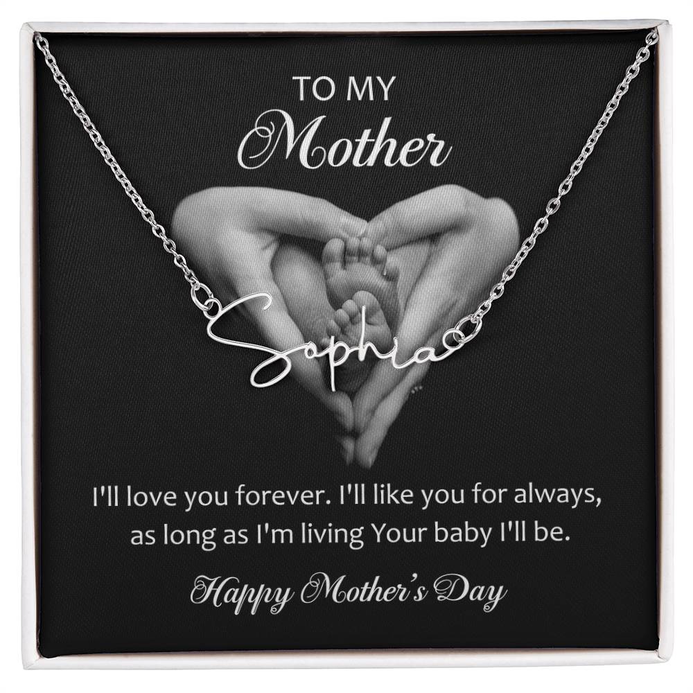 Signature Name Necklace