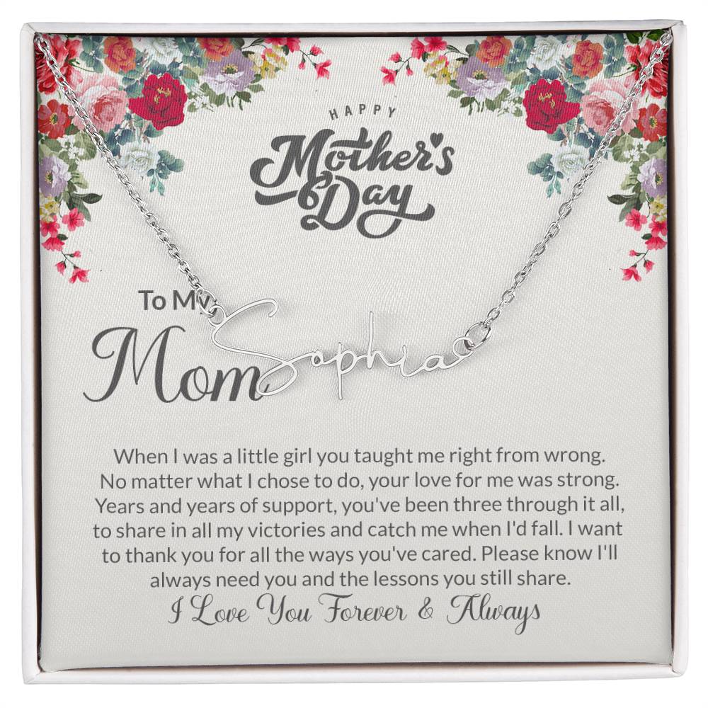 Signature Name Necklace