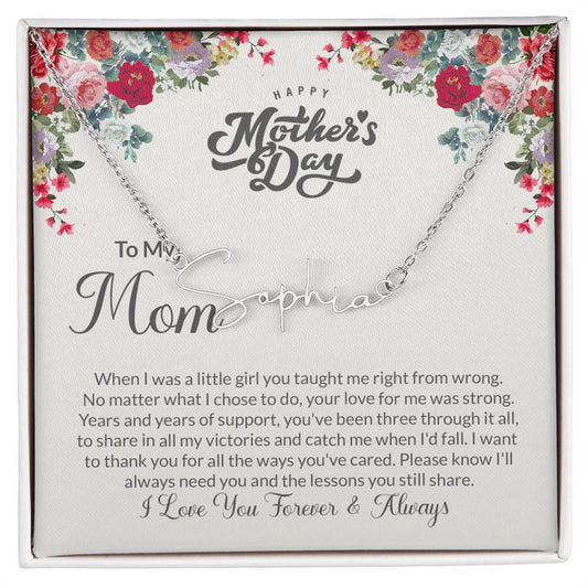 Signature Name Necklace