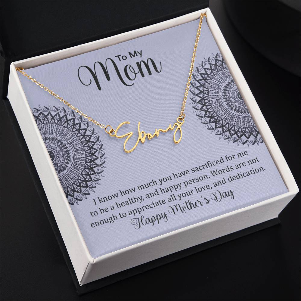 Signature Name Necklace