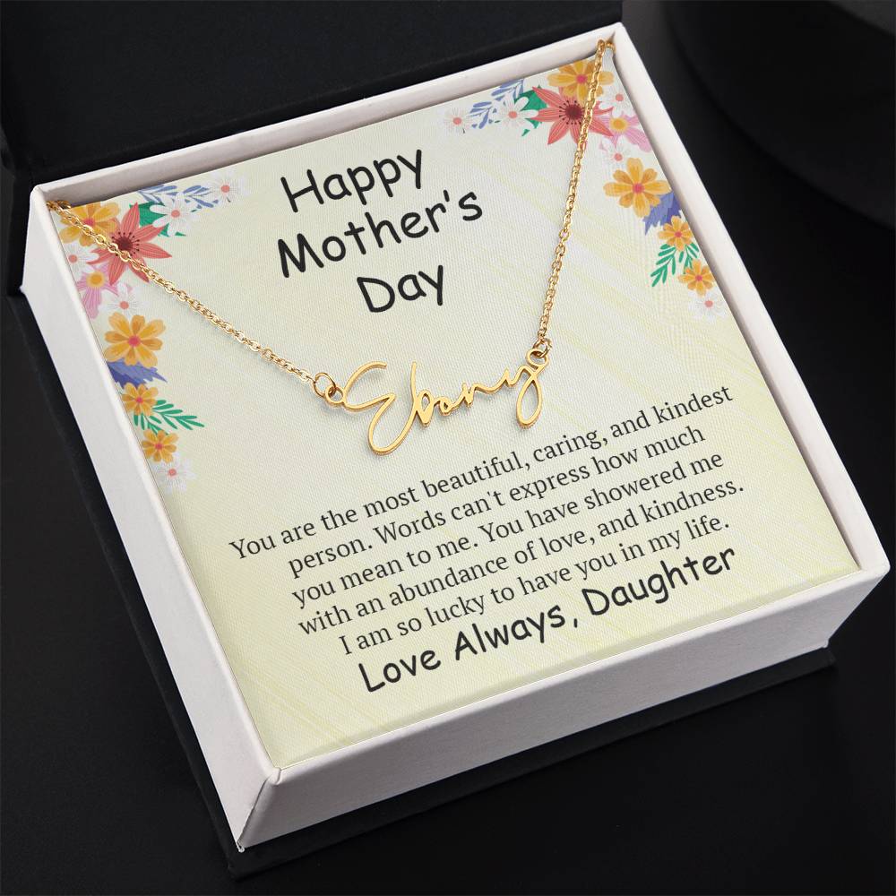 Signature Name Necklace