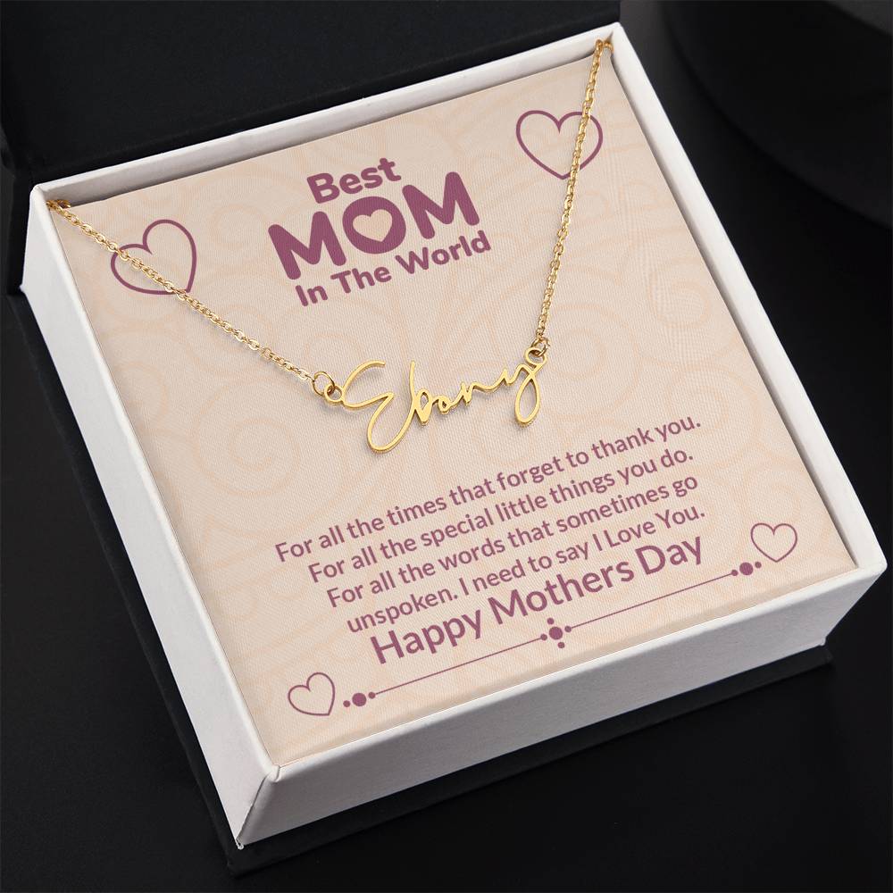 Signature Name Necklace