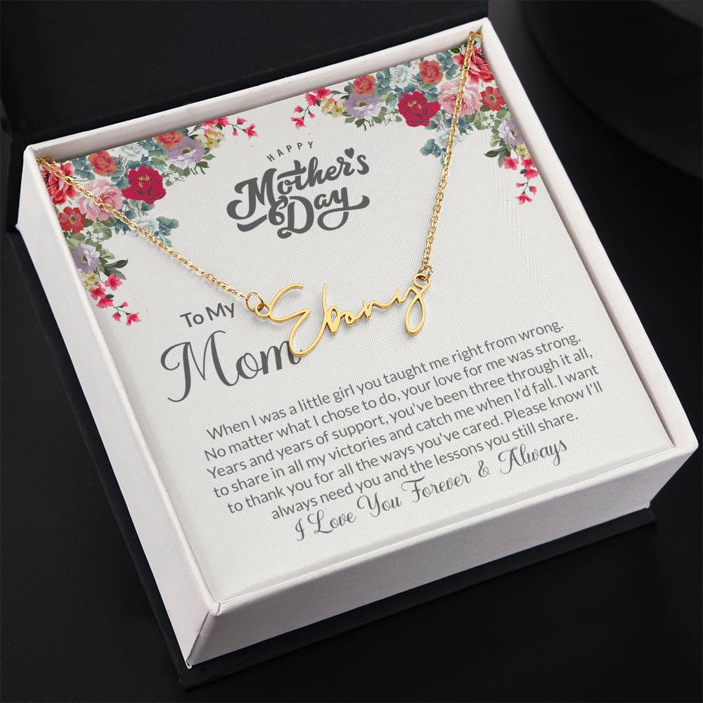 Signature Name Necklace