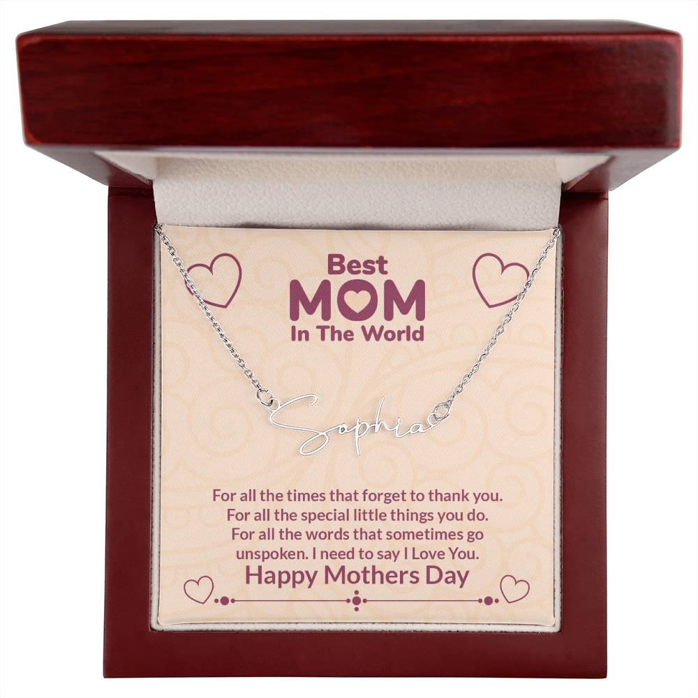 Signature Name Necklace