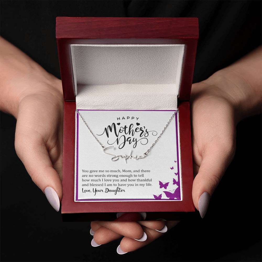 Signature Name Necklace