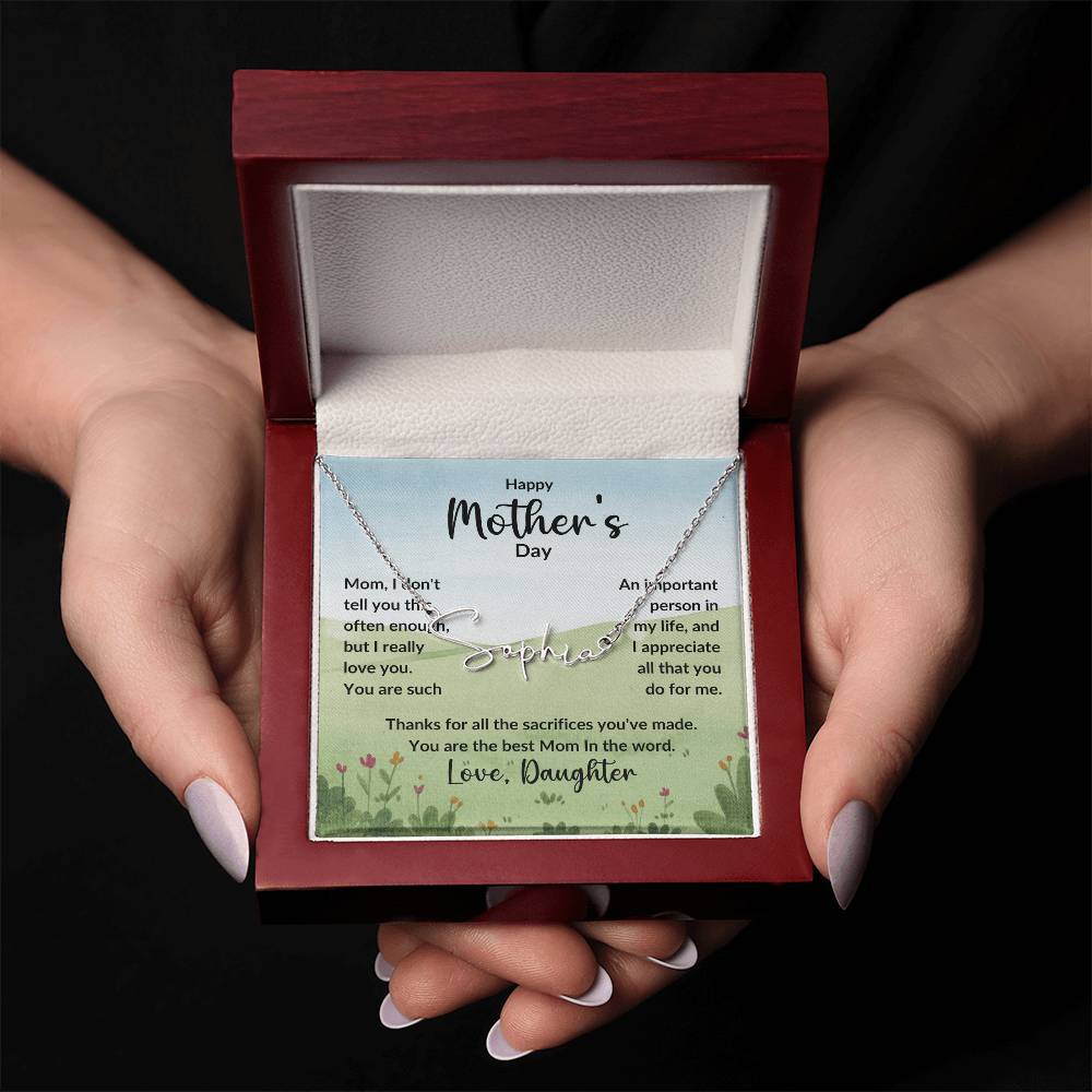 Signature Name Necklace
