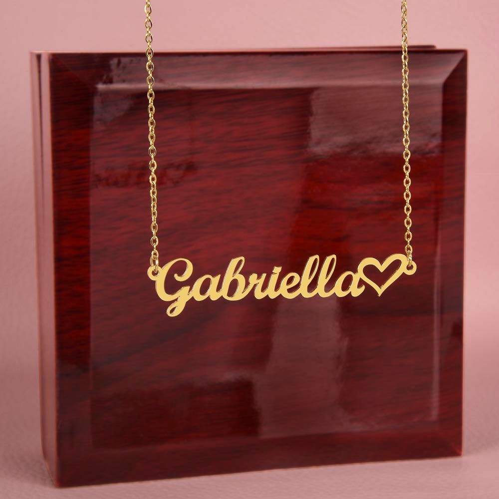 Heart Name Necklace Emporium Discounts