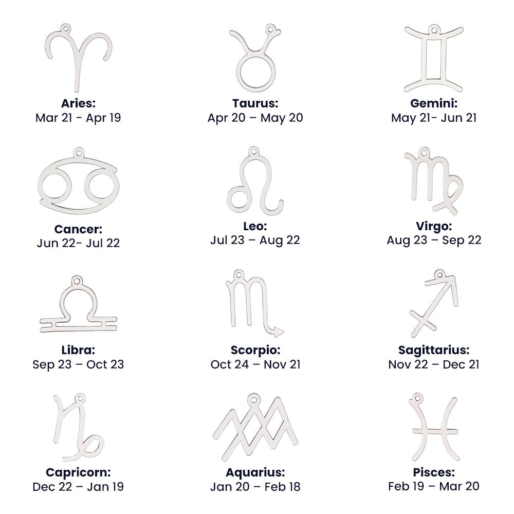 Zodiac Symbol Necklace Mom, I Wish you a Merry Christmas