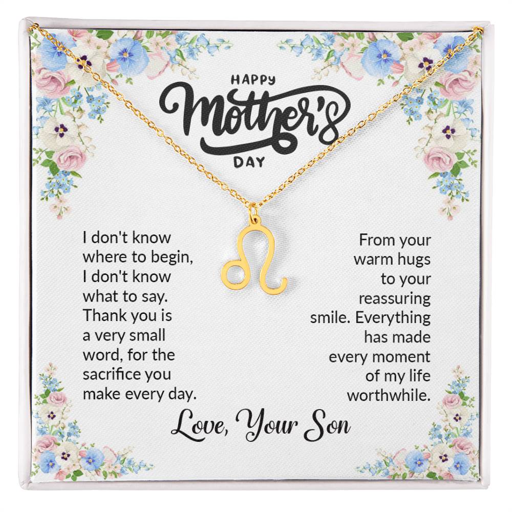 Zodiac Symbol Necklace
