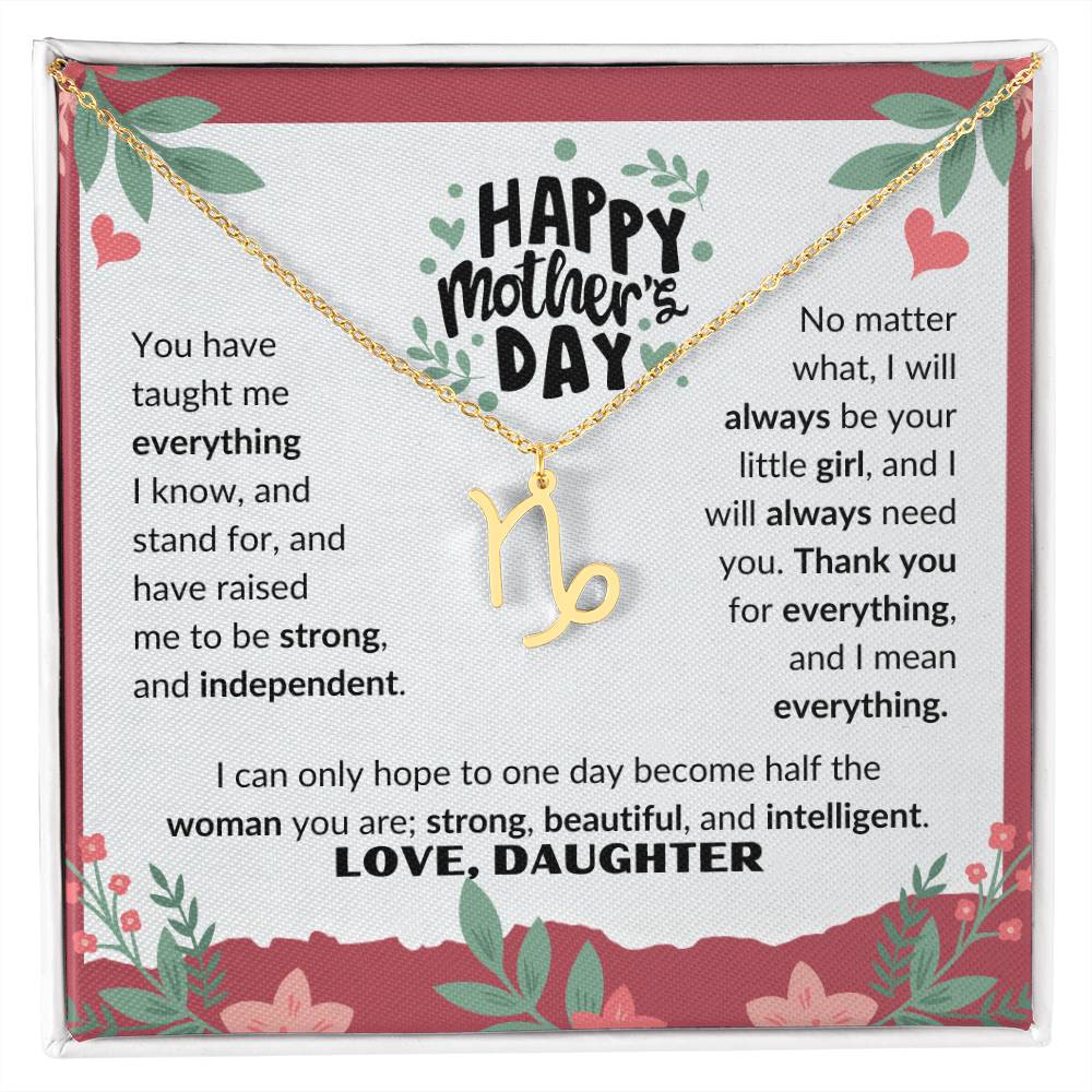 Zodiac Symbol Necklace