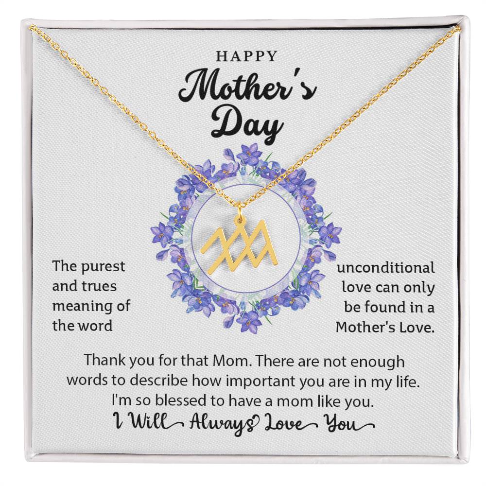 Zodiac Symbol Necklace