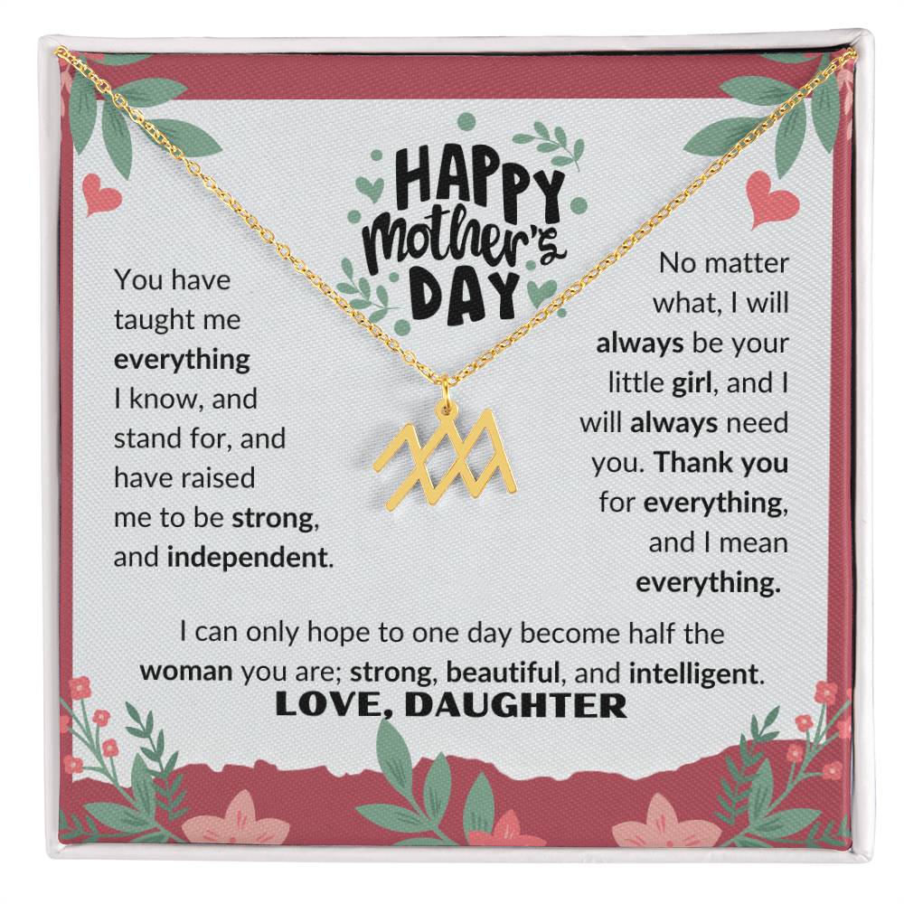 Zodiac Symbol Necklace