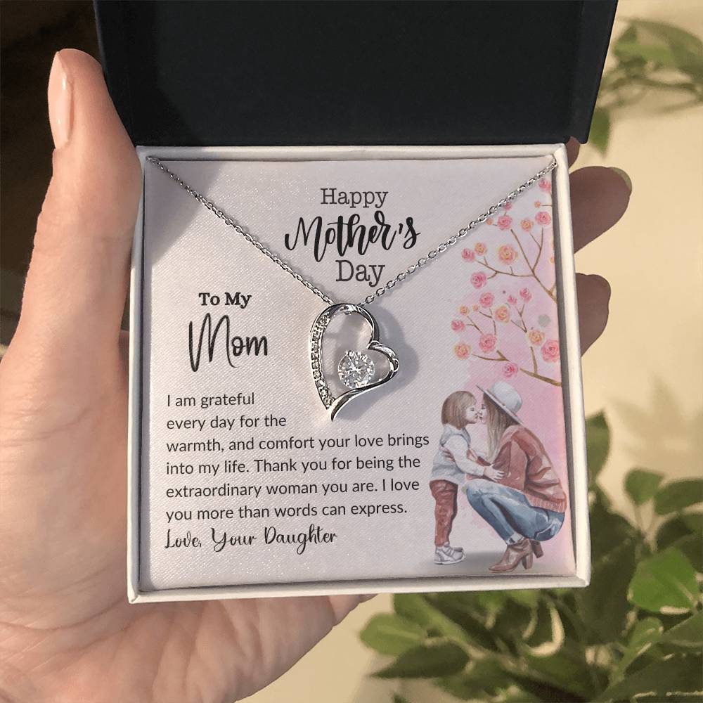 Happy Mother's Day Forever Love Necklace