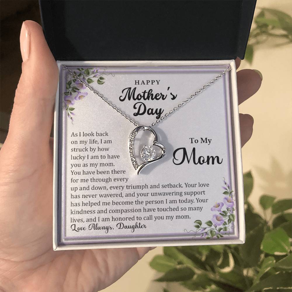 Forever Love Necklace with On Demand Message Card