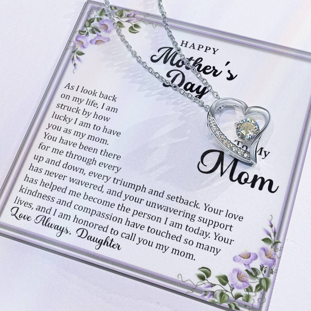 Forever Love Necklace with On Demand Message Card