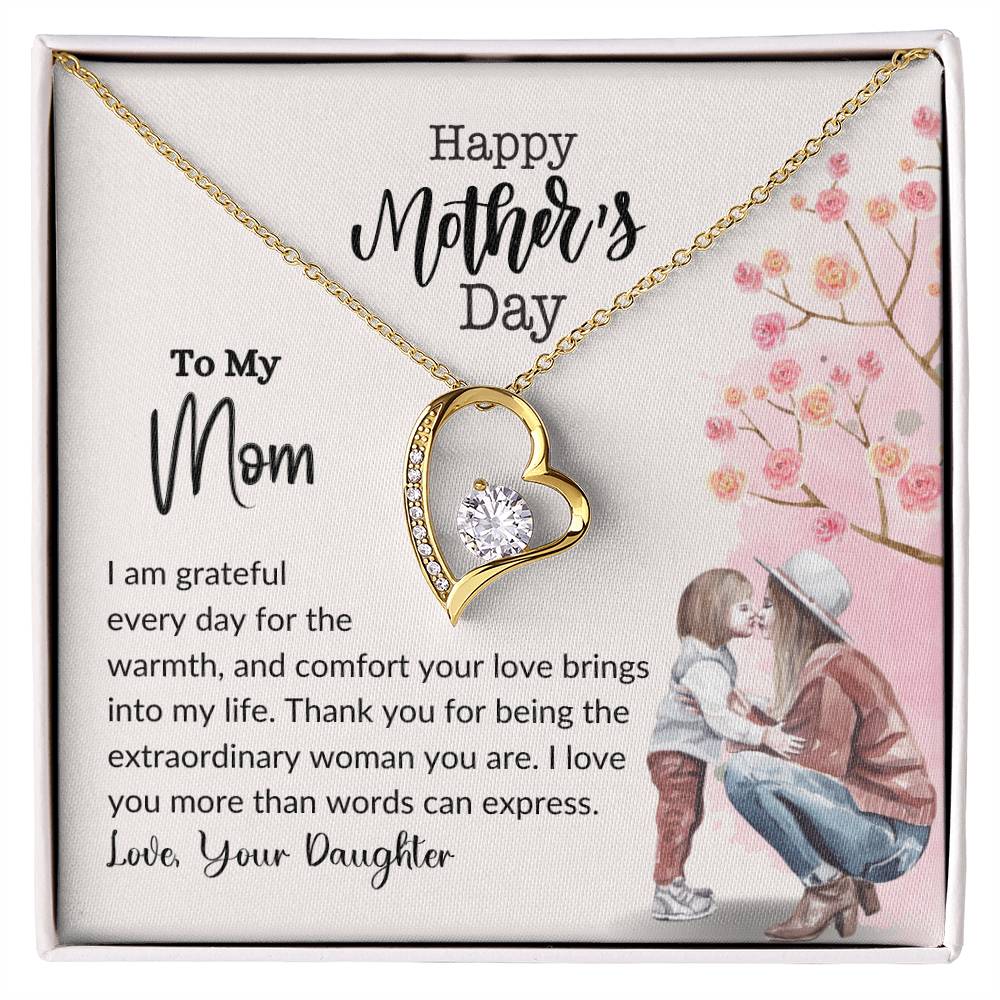 Happy Mother's Day Forever Love Necklace