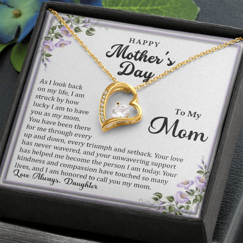 Forever Love Necklace with On Demand Message Card