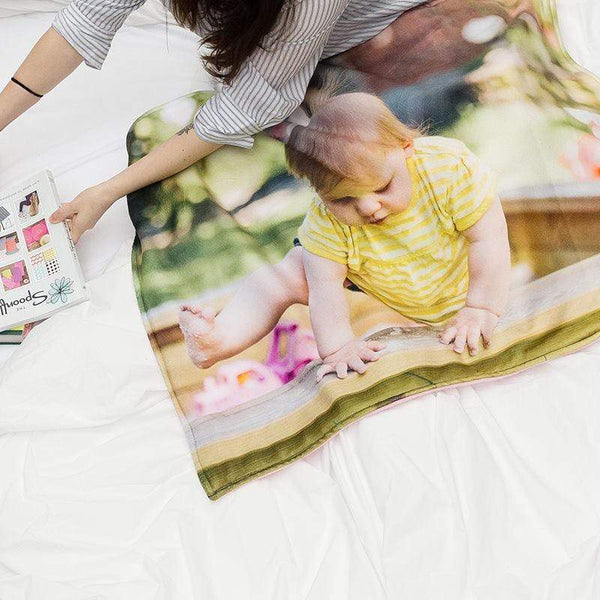 Personalized Picture Blankets Custom Photo Fleece Throw Blanket Emporium Discounts