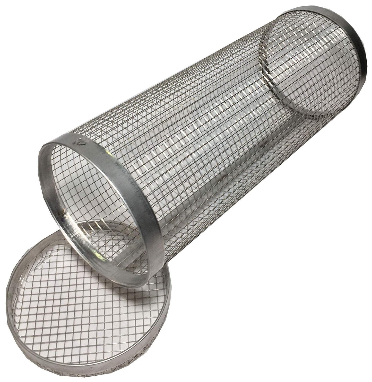 Rolling Grilling Basket Metal BBQ Barbecue Basket Net Portable Outdoor Camping Barbecue Rack Kitchen Gadgets Emporium Discounts