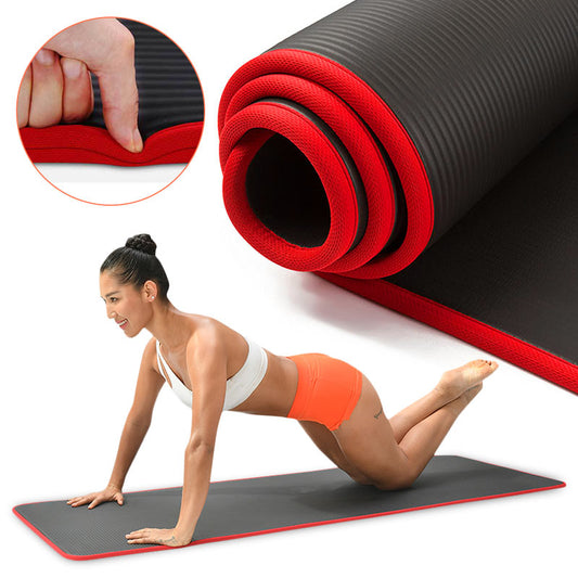 10mm Yoga Mat Extra Thick 1830*610mm NRB Non-slip Pillow Mat For Men Women Fitness Tasteless Gym Exercise Pads Pilates Yoga Mat Emporium Discounts