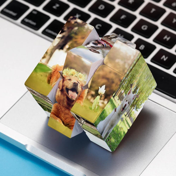 Customized Multi Photo Rubik's Cube Mother's Day Gift Emporium Discounts