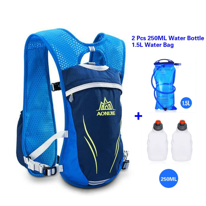 AONIJIE Running Marathon Hydration Nylon 5.5L Outdoor Running Bags Hiking Backpack Vest Marathon Cycling Backpack Emporium Discounts