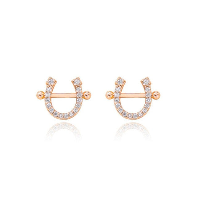 Horseshoe Zircon Necklace and Earrings Emporium Discounts