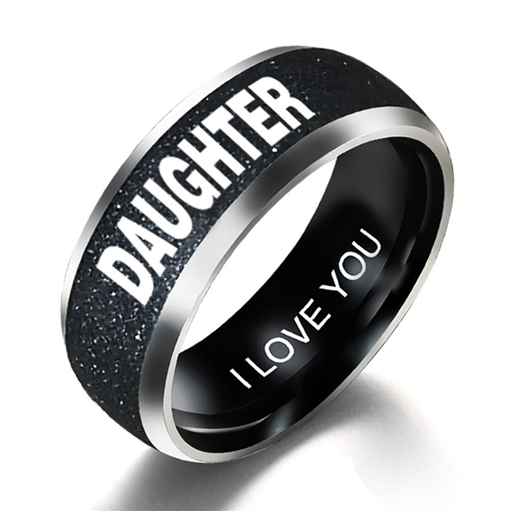 Europe and America Mother's Day Father's Day Gift Jewelry Family Couple Family Ring DAD MOM SON DAUGHTER Emporium Discounts 5 Daily Products Or Gadgets Per Day