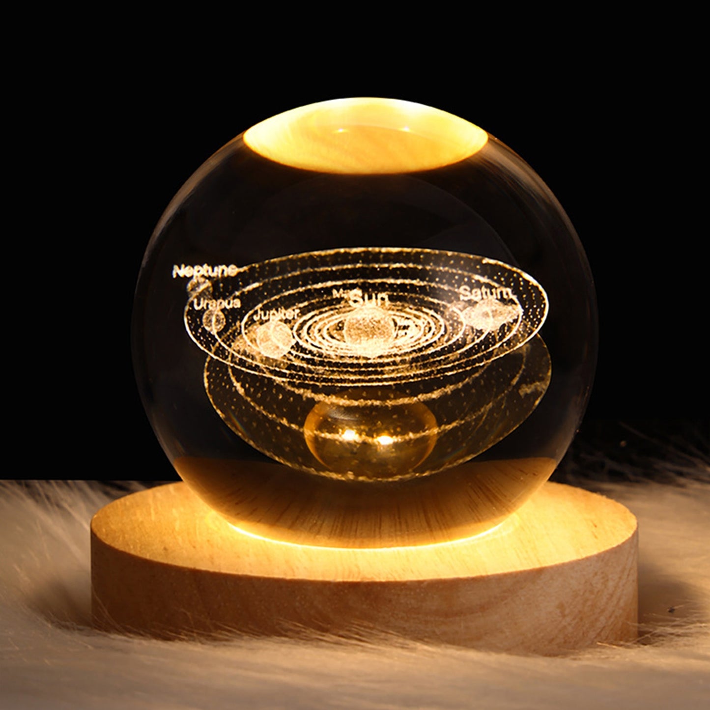 Crystal Ball Lamp Solar system