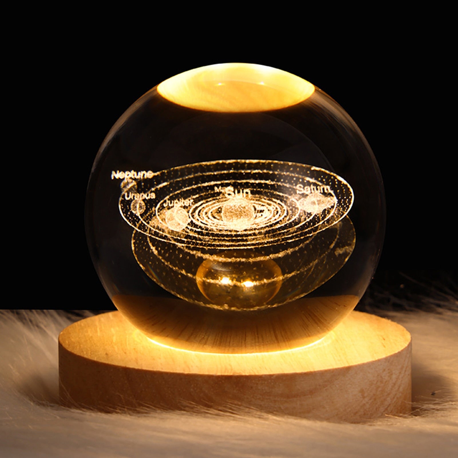 Crystal Ball Lamp Solar system