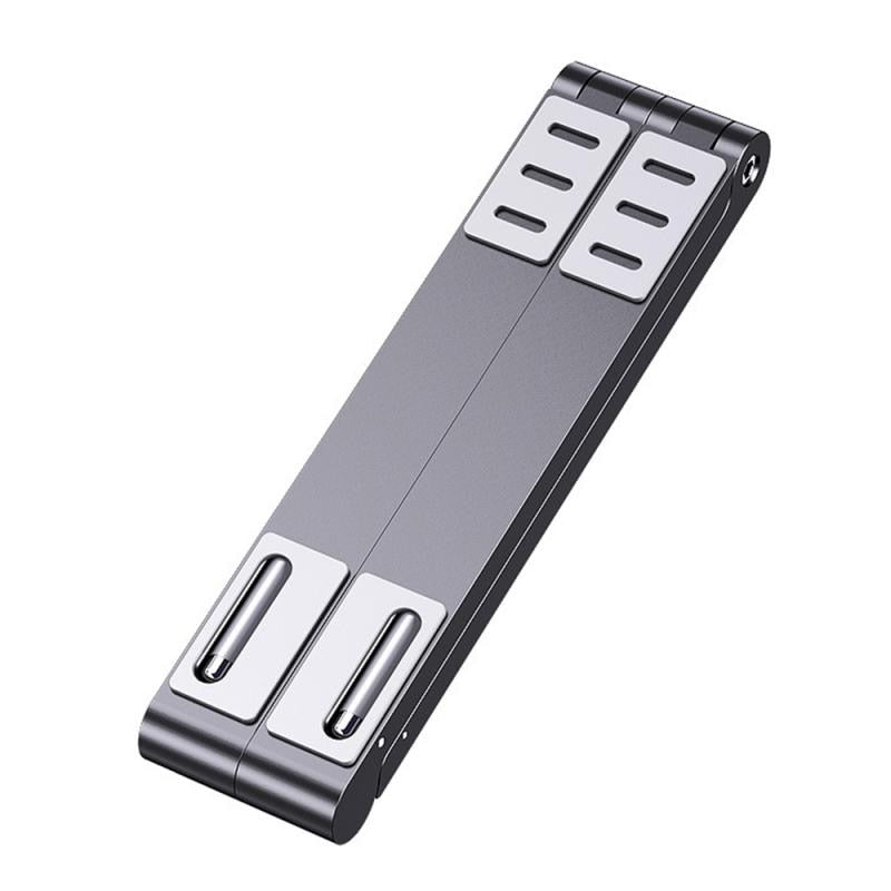 3 In 1  Foldable Laptop Holder Adjustable Aluminum Tablet Desktop Holder For Phone/iPad/Laptop Notebook Cell Phone Holder Stand Support Emporium Discounts 5 Daily Gadget or Products Discounted at 20%  OFF Code DAILY20