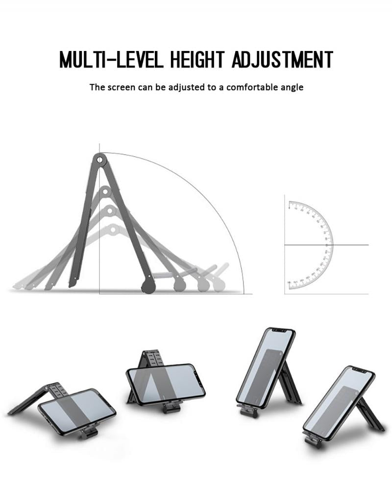 3 In 1  Foldable Laptop Holder Adjustable Aluminum Tablet Desktop Holder For Phone/iPad/Laptop Notebook Cell Phone Holder Stand Support Emporium Discounts 5 Daily Gadget or Products Discounted at 20%  OFF Code DAILY20