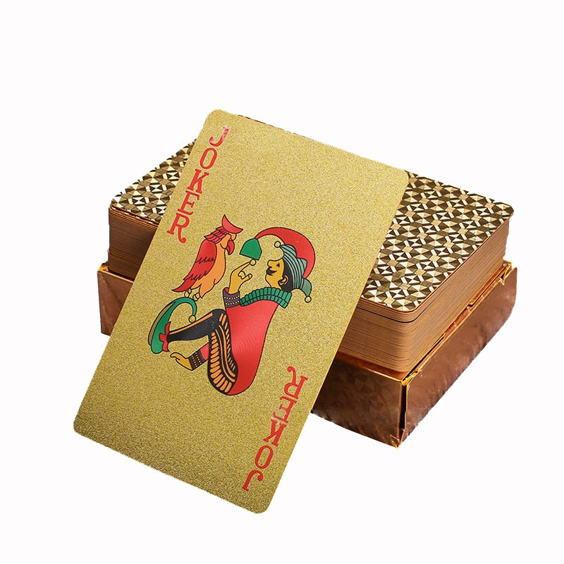 Waterproof Gold Deck Of Magic Cards