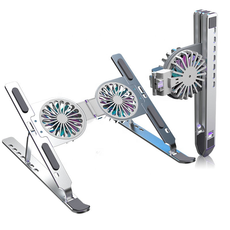 C9 Computer Bracket Aluminum Alloy Notebook Bracket Folding Fan Cooling Increased Laptop Bracket Emporium Discounts 5 Daily Gadget or Products Discounted at 20%  OFF Code DAILY20