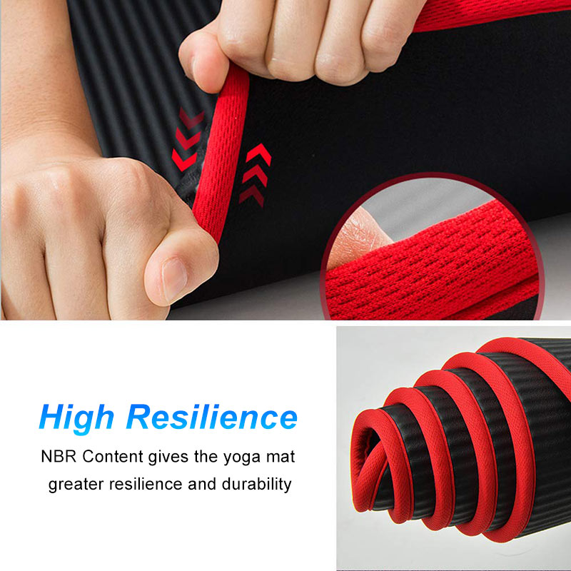 10mm Yoga Mat Extra Thick 1830*610mm NRB Non-slip Pillow Mat For Men Women Fitness Tasteless Gym Exercise Pads Pilates Yoga Mat Emporium Discounts