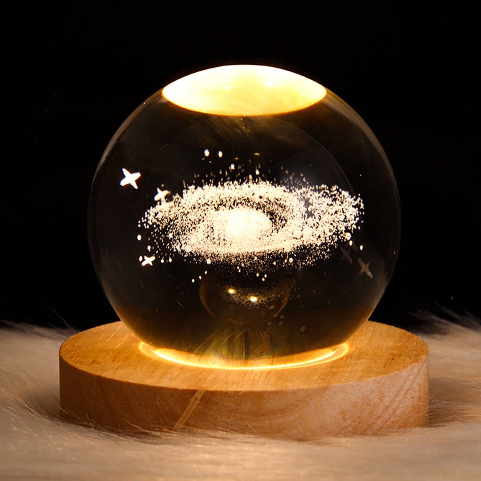 Crystal Ball Lamp galaxy