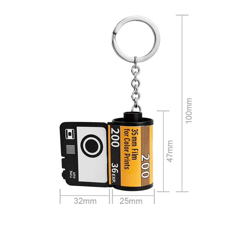 Memory Time Film Album Key Chain Creative Mother's Day Valentine's Day Birthday Gift Boyfriend Girl Friend Graduation Commemoration Emporium Discounts Hold 5 to 15 photos