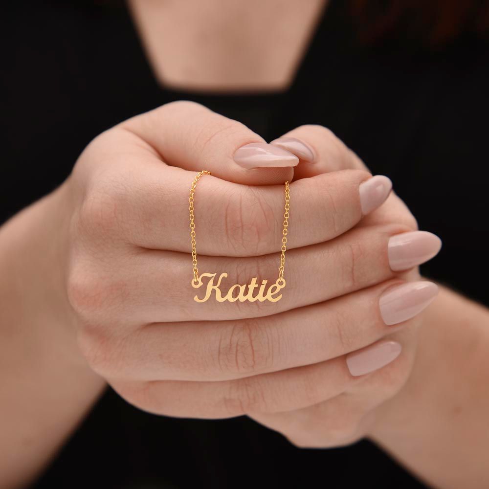 Necklace write the Name the person you love and offer her or him the present Emporium Discounts