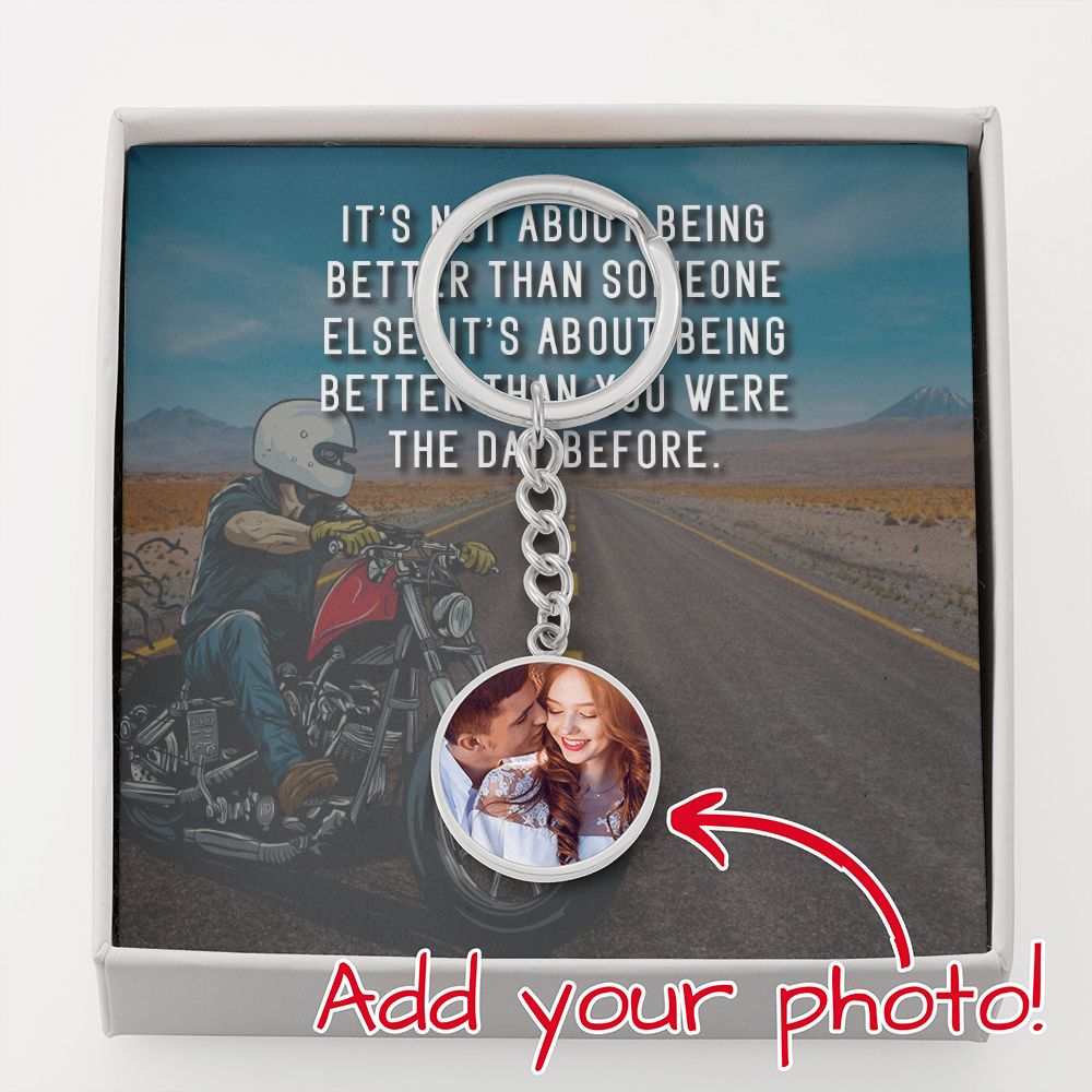 Circle Photo Keychain Emporium Discounts