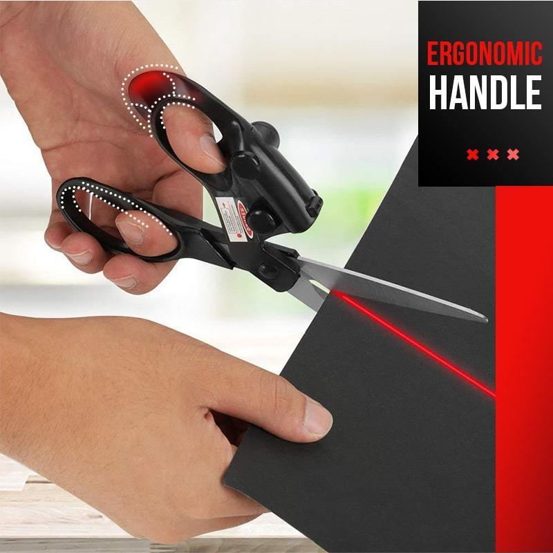 Professional Laser Guided Scissors For Home Crafts Wrapping Gifts Fabric Sewing Cut Straight Fast Scissor Shear Emporium Discounts 5 Daily Coolest Gadgets In 2023