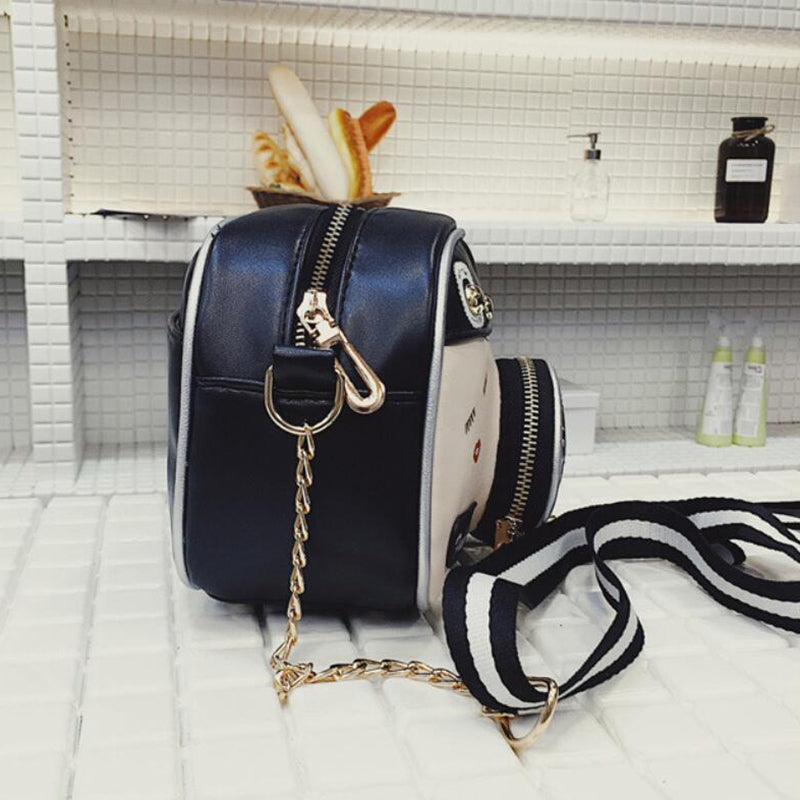 The Style Case Camera Bag features a one-of-a-kind design made from high-grade PU leather and boasts a trendy camera graphic. This small-sized bag offers convenient transport of your camera, while its adjustable shoulder strap ensures comfortable carrying. Perfect for day-to-day use, this eye-catching bag is the perfect choice for the needs of any photographer.