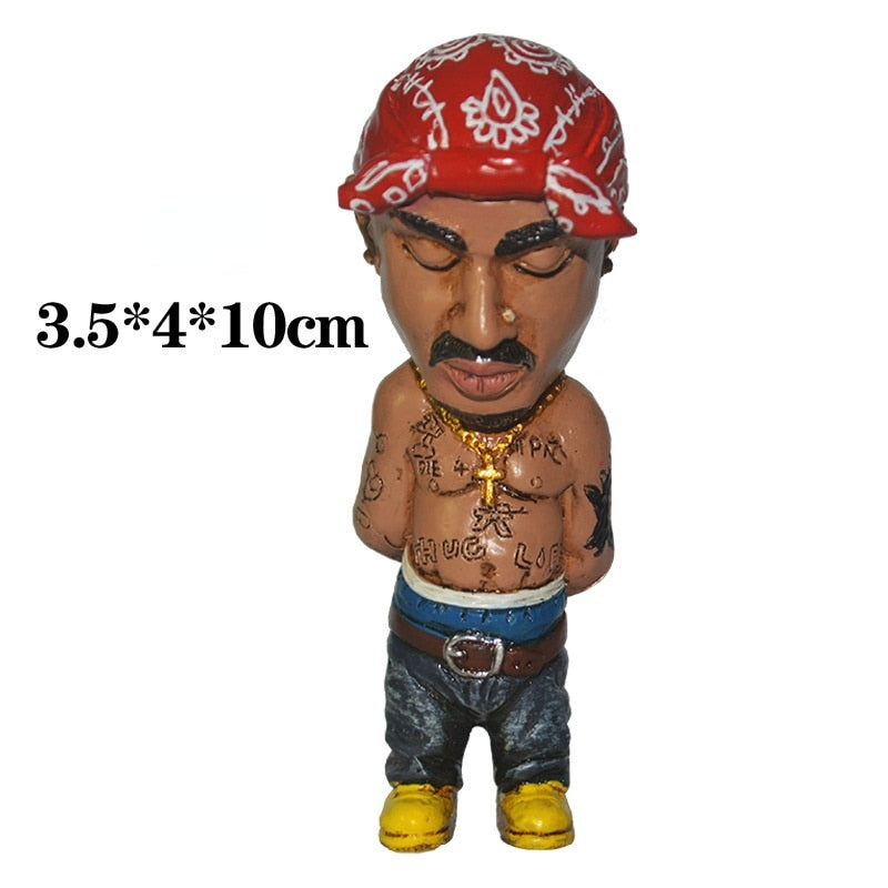 The Resin Art Mini Doll is a great addition to any home, office, car, or room decoration. Crafted from resin art and flavored with a hip hop rapper look, this unique kawaii accessory makes a bold, modern statement and is sure to draw attention. A perfect choice for those wanting to infuse artful styling into their decor, this mini doll is sure to spark conversation.