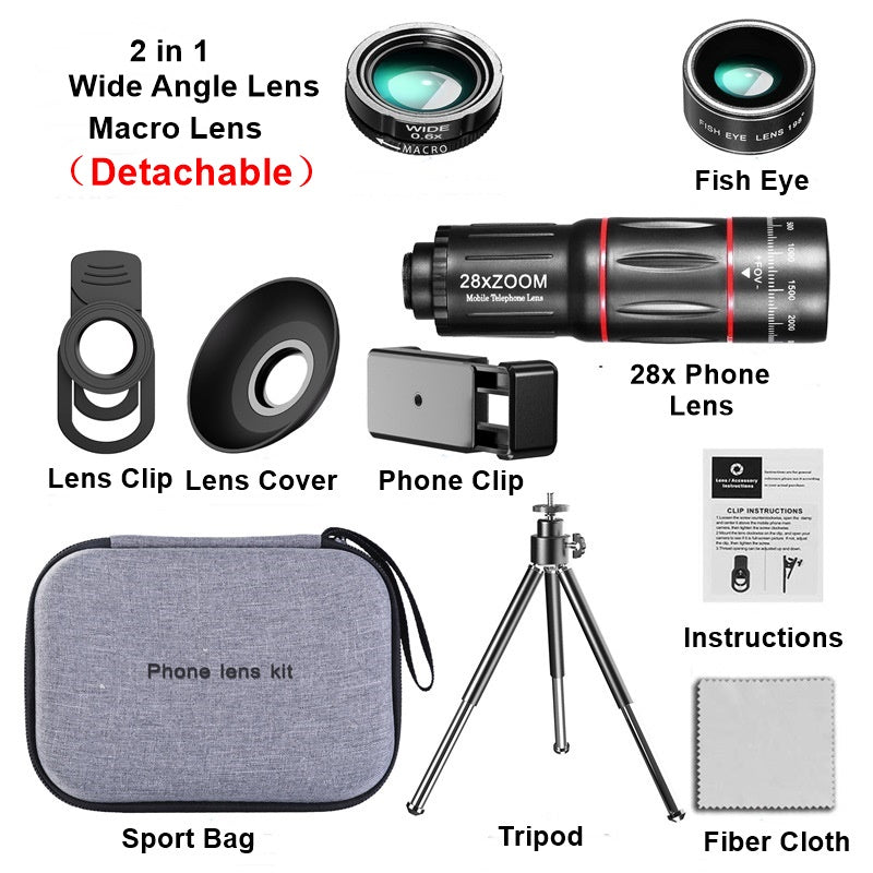 4 In 1 Macro Lens Set for Smartphone