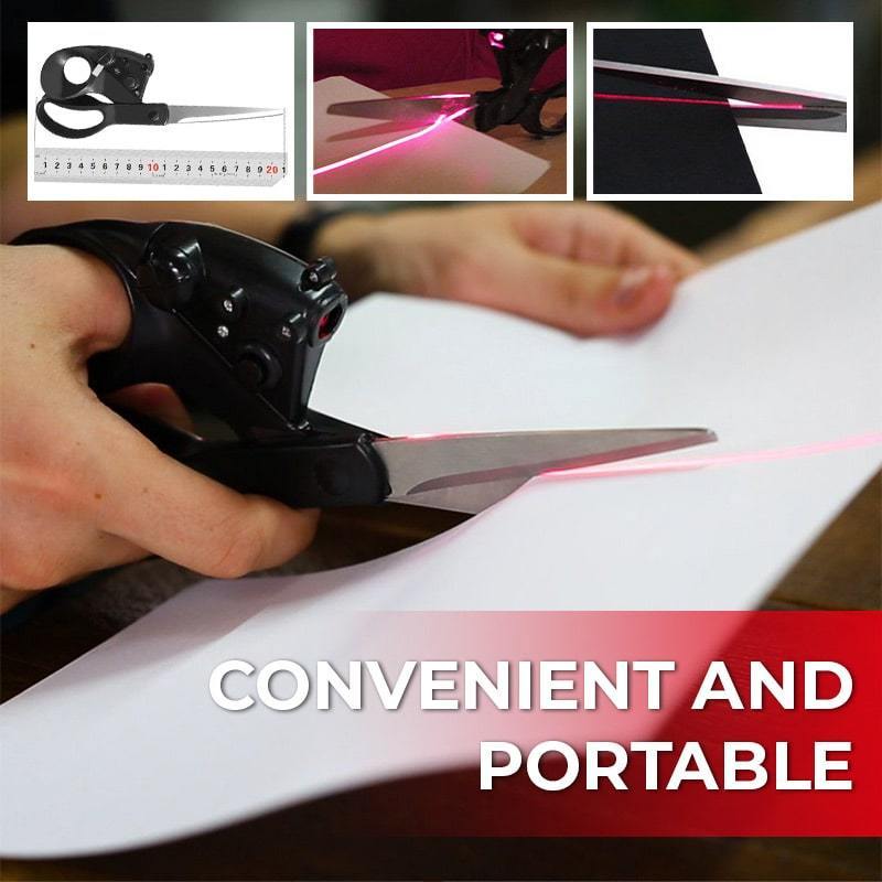 Professional Laser Guided Scissors For Home Crafts Wrapping Gifts Fabric Sewing Cut Straight Fast Scissor Shear Emporium Discounts 5 Daily Coolest Gadgets In 2023