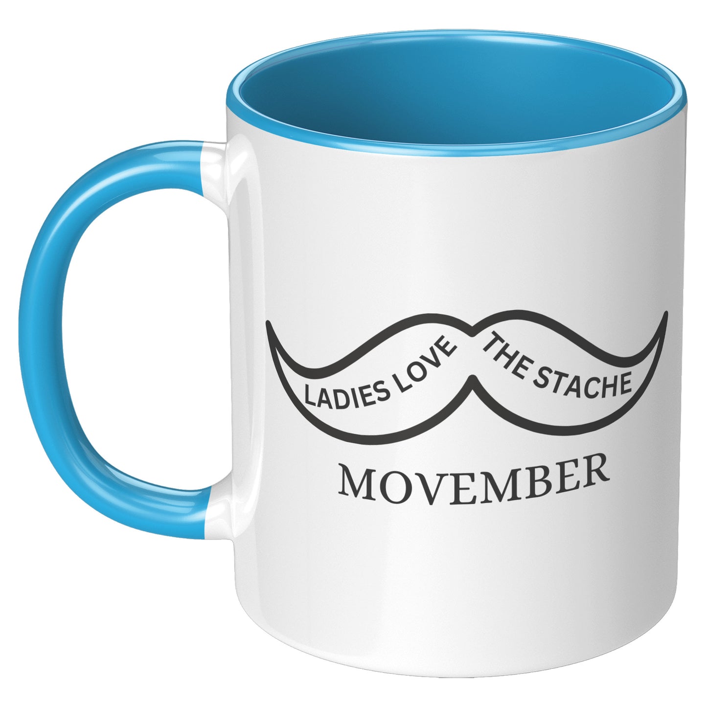 11oz Accent Movember Mug Design 1