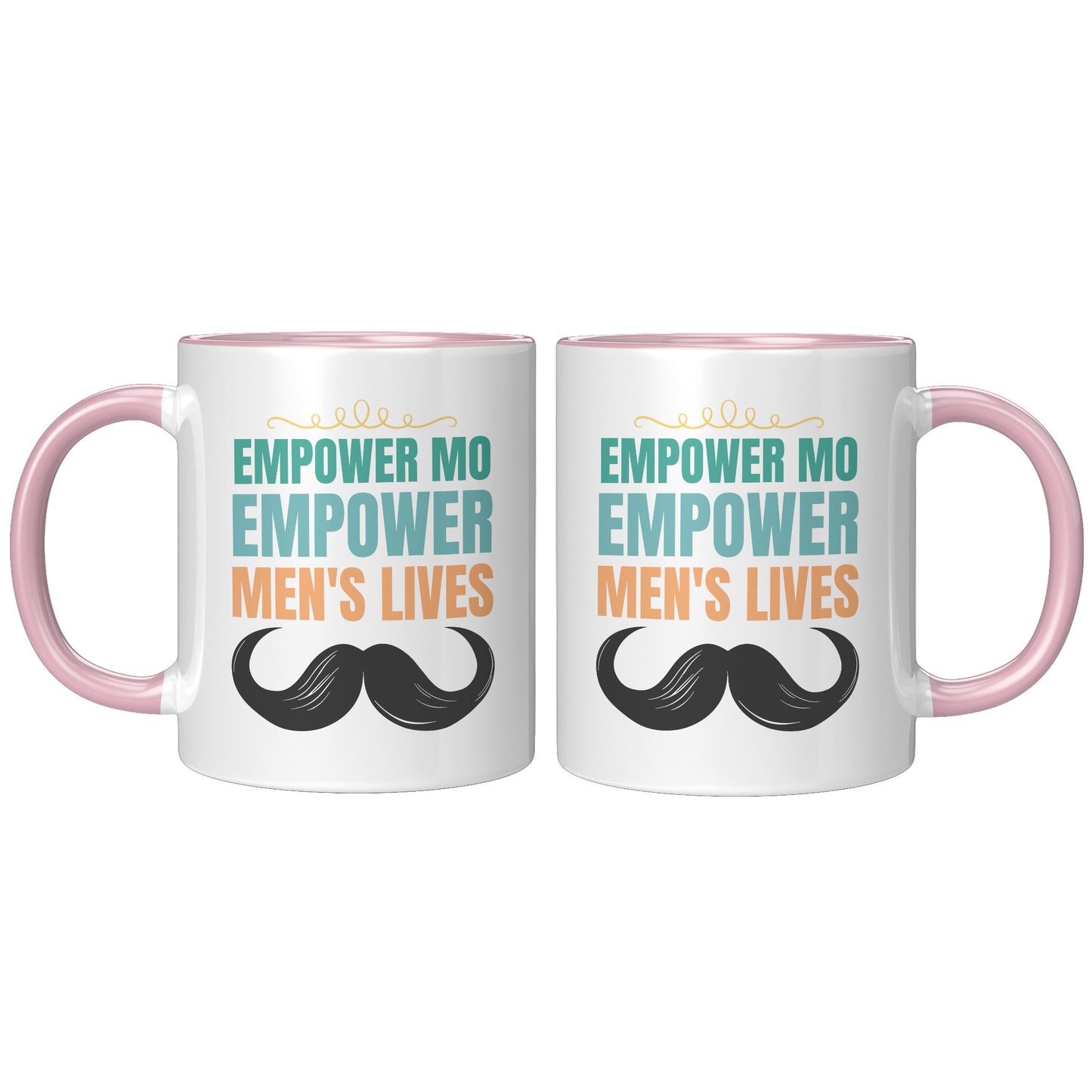 11oz Accent Mug Movember EMPOWER MO EMPOWER MEND"S LIVES Both Side