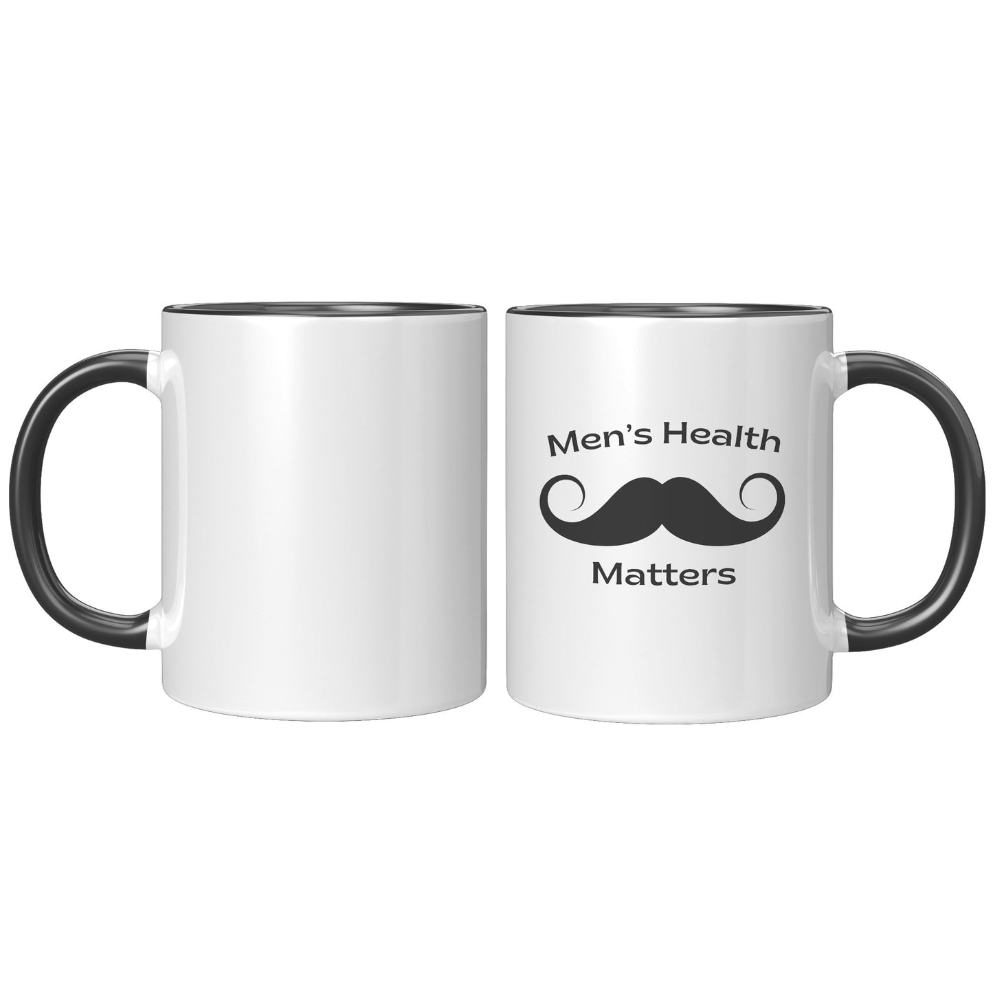 11oz Accent Mug Movember Men's Health Matters Right-Handed