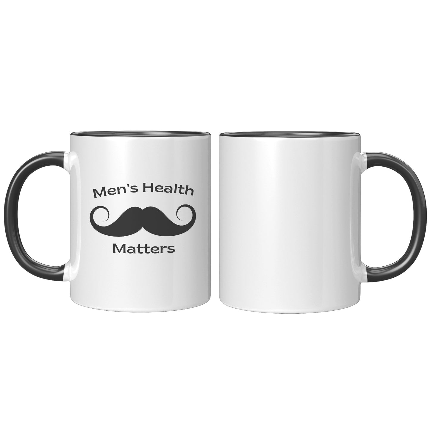 11oz Accent Mug Movember Men's Health Matters Left-Handed